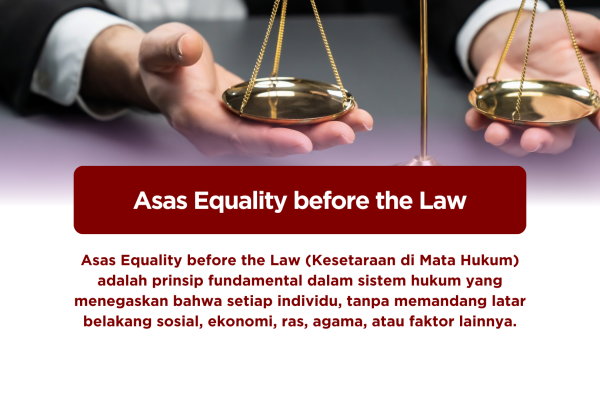 Asas Equality before the Law
